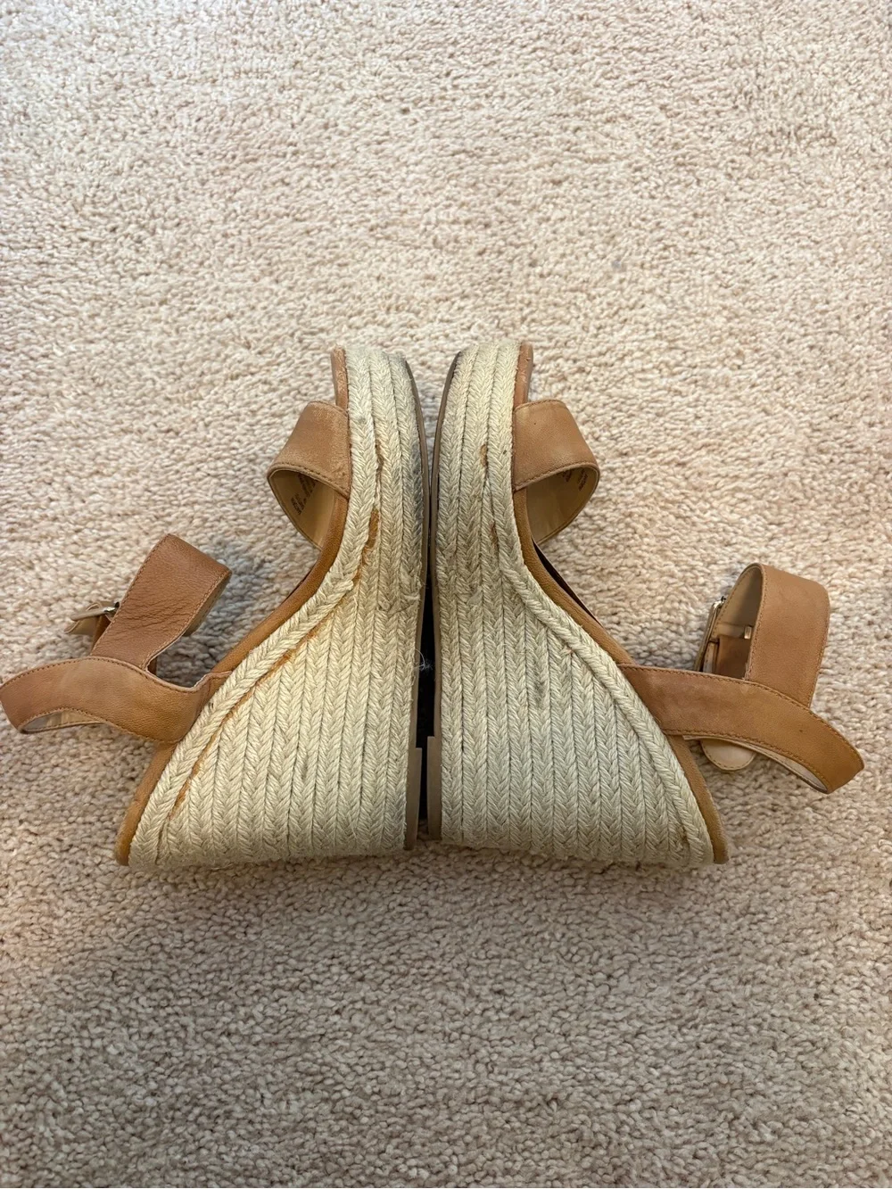 Steve Madden Tan Wedge Sandals